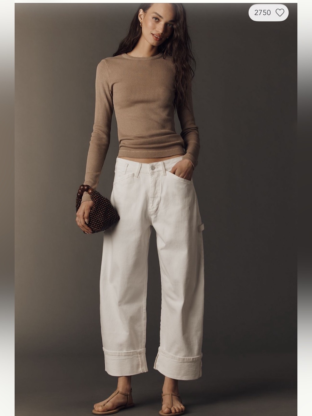 NWT Anthropologie Pilcro Kayden High-Rise Cuffed Carpenter Jeans (size 30)